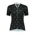 Rogelli Cykeltröja SS Hearts Dam Black/White Svart/Vit XL