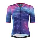 Rogelli Cykeltröja SS Tie Dye Dam Pink/Purple S