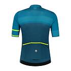 Rogelli Maillot de cyclisme SS Block Herr Blue/Lime Bleu/Grön M