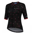 Rogelli Maillot de cyclisme Fruity Jersey SS Dam Black/Red Noir/Röd XS