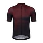 Rogelli Cykeltröja SS Glitch Herr Black/Bordeaux Svart/Röd XXL