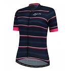 Rogelli Cykeltröja Stripe SS W Blue Pink XL