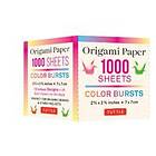 Origami Paper Color Bursts 1,000 Sheets 2 3/4 in 7 Cm