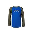 POC Maillot de cyclisme Barn Essential MTB Ls Jersey Natrium Blue/Epidote Green 