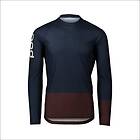 POC Maillot de cyclisme MTB Pure Ls Jersey Turmaline Navy/Axinite Brown XL