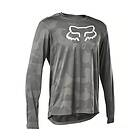 Fox Cycling Jersey Ranger Tru Dri Ls Jersey Gray Grå S