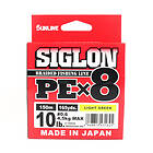 Sunline Siglon PE X8 Braid, Light Green 150m 0.132mm