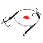 Fox Predator Rage Predator Twin Treble 50cm Size 6 18kg/40lbs 7X7 Strand