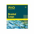 RIO Products Braided Loops #3-6 Orange 4-pack W/Tubing