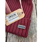 Fat Face Burgundy RIBBED BEANIE Cuff Hat Tags OSFA Toque Adult FFBOX