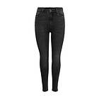 Only Jeans onlMila Life HW SK Ank Dnm Svart W29/L34