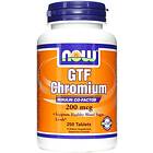 Now Foods GTF Chromium 200mcg 250 Tabletit