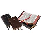 : KJV Cameo Reference Bible, Brown Calfskin Leather, Red-letter Text, KJ455:XR Leather