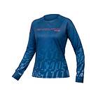 Endura Sykkeltrøye Dam MT500l/S Print Tee Ltd Blueberry XXL