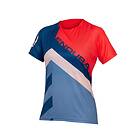 Endura Cycling Jersey Dam Singletrack Print Tee Ltd Pomegranate XS