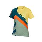 Endura Maillot de cyclisme Dam Singletrack Print Tee Ltd Deepteal M