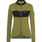 super.natural Women's Grava Long Sleeve Jersey M, Avocado/Jet Black