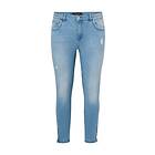 Only Carmakoma Jeans carKarla Reg Ank SK Dnm BJ759 Blå W52/L32