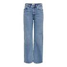 Only Jeans onlJuicy HW MB Wide Leg Jeans Blå W27/L34