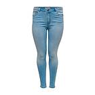 Only Carmakoma Jeans carAugusta HW Skinny Blå W44/L30
