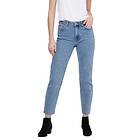 Only Jeans onlEmily HW ST Raw CR AN MAE06 Blå W30/L32