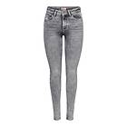 Only Jeans onlBlush Life Mid Sk Grå W26/L32