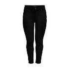 Only Carmakoma Jeans carWilly Life Reg SK AK Raw Rea2343 Svart W42/L32