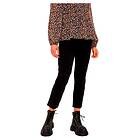 Pieces Jeans pcLuna Straight MW Ank Blc Noos BC Svart W27/L30