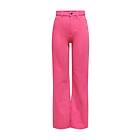 Only Jeans onlCamille Milly Exm Hw Wide Col Pnt Rosa W28/L32