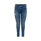 Only Carmakoma Jeans carSally Mid Skinny BJ11-3 Blå W46/L32