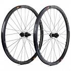 Progress Eb Plus Hybrid Boost 29´´ Tubeless Mtb Wheel Set Svart 15 x 110 / 12 x 148 mm / Shimano Micro Spline