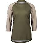 POC Women's MTB Pure 3/4 Jersey L, Epidote Green/Light Sandstone Beige