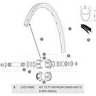 Mavic Spokes Ksyrium Disc Front 12 Units Svart 292 mm