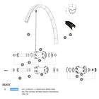 Mavic Spokes Crossmax Pro 29 2017 Front/rear Left 12 Units Svart 293 mm