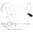 Mavic Spokes Ellipse Pro Carbon Ust Rear 12 Units Svart 264 mm