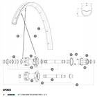 Mavic Spokes E-xa Elite 27,5 2018 Rear Right 12 Units Svart 275 mm