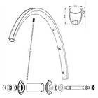 Mavic Ksyrium Slr / R-sys Slr / Ksyrium Pro 2015 Front 10 Units Spokes Svart 282 mm