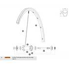 Mavic Ksyrium Elite S Front 9 Units Svart 284 mm