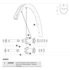 Mavic Xa Pro Carbon 29 Extra Flat Front/rear 12 Units Spokes Svart 288 mm