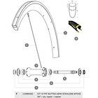 Mavic Spokes Cosmic Pro Carbon 2017-19 Front 12 Units Svart 287 mm