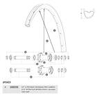 Mavic Crossmax Pro Carbon 27.5 Front/rear 14 Units Spokes Svart 273 mm