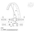 Mavic Deemax Elite/e-xa Elite 29 2019 Front 14 Units Spokes Svart 301 mm