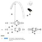 Mavic Spokes Crossmax Pro 27.5 2017 Front/rear Left 12 Units Svart 275 mm