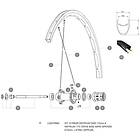 Mavic Spokes Ksyrium 2017-18 Rear Right 12 Units Svart 274 mm