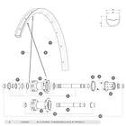 Mavic Spokes Crossride/xa/crossmax Elite 29 2016 Rear 12 Units Svart 297 mm