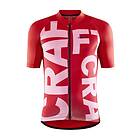 Craft Adv Endur Grafisk Cycling Jersey Röd Medium Large