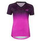 Force City cykeltröja till kvinnor pink/svart Medium X-Small Large