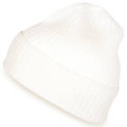 MJM Hats Benvit Stickad Ull Mössa / Beanie Size