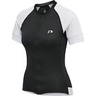 Newline Core Kortärmad Cycling Jersey för Dam White/svart Medium