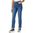 Pieces Pieces Luna Straight Fit High Waist Jeans Blå 27 / 32 Kvinna